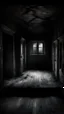 Placeholder: Creepy room of old house on a black background