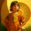 Placeholder: mexican child portret painting neoclassism whole body zoom the sun