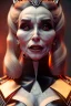 Placeholder: Constance Langdon as evil queen in black leather, leather, busty, cleavage, angry, stern look. character design by cory loftis, fenghua zhong, ryohei hase, ismail inceoglu and ruan jia. unreal engine 5, artistic lighting, highly detailed, photorealistic, fantasy