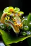 Placeholder: Fauvisme viper's head flower watered by chemicals