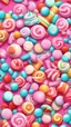 Placeholder: sweet candy background