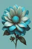 Placeholder: a cyan bright holy flower