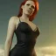 Placeholder: simone simons vocalist with poison ivy body face