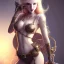 Placeholder: steampunk blonde girl, sexy, sword