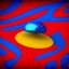 Placeholder: red, yellow, blue, primary colors, funny, goofy, abstract blob, circus, party, glitter, bokeh blur, guassian blur, tilt-shift, photograph, HD, 8k, hyper realistic, blender, 3d model, rendering, clown, bright lights, zoom in, portrait