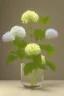 Placeholder: an isolated translucent hydrangea plant, 3d render, art nouveau style, ultra realistic, masked transparent flat background, backlight, popular on sketchfab, pixelsquid, 8k, volumetric lighting, super focused, no blur, trending on artstation, octane render, ultra detailed, hyperrealistic, by artgerm and alphonse mucha