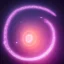 Placeholder: deep dark Black sun with Galactic serpent spiral, Elemental God of power horoscope, Great Huge Violet fluorescent gate surrounding earth, wavering reflective pools of purple bright stars spiraling small comets in space,