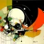 Placeholder: Global warming graph schema, abstract surrealism,symbolism by Graham Sutherland and Arthur Secunda, The curse of adverse suggestion, by Victor Pasmore and Tracey Adams, mind-bending illustration hiper detailed alusive and explicite