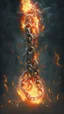 Placeholder: burning chains