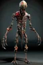 Placeholder: humanoid monster for a horror , silent hill style, creepy, 3d model, t-pose, full lenght