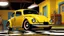 Placeholder: a painting of a car parked in a yellow garage with a checkered floor, chicano airbrush art, still from a music video, 3 d animated movie, beetle-inspired, shades of yellow, a digital painting, inspired by Edward Hopper, inspired by Joaquín Torres García, inspired by Thomas Hart Benton, beetle, by Werner Tübke, sepia colors, ultra - realistic painting, photograph of 3d ios room, video game screenshot, by Oswaldo Guayasamín, noir animation, albuquerque, by Benito Quinquela Martín, 3 d cartoon, by