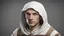 Placeholder: Medieval villager white young front facing