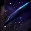 Placeholder: cosmos sky night feather pen paper stars