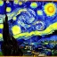 Placeholder: Portrait of the sun Vincent van Gogh style