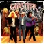 Placeholder: Saturday Night Fever Dream thrash metal album cover featuring Larry David