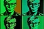 Placeholder: A mint colored sinister empire painted by Andy Warhol