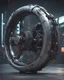 Placeholder: Cyberpunk Futuristic mono wheel bike , 3d render, vray, uhd, detailed, hdr, 8k, photorealistic, dramatic lighting, hawken graphic design abstract 3d hitech technological HAWKEN photorealistic uhd 8k VRAY highly detailed HDR