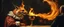 Placeholder: portrait painted by Rembrandt, stupid looking fire breathing dragon fox at banquet, big chalice