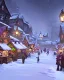 Placeholder: A magical snowy warlock Christmas market