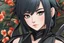 Placeholder: ronin Girl in 8k Afukuro anime artstyle , symbiote them, ronin costum, close picture, highly detailed, high details, detailed portrait, masterpiece,ultra detailed, ultra quality