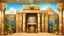 Placeholder: royal match style game asset, egyptian mobile game style,ancient egyptian palace, game main screen, wide angel