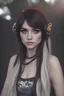 Placeholder: anna mcclelland, dark hair, youtuber, cosplay, brown eyes, ultra realistic photo, realistic skin