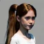 Placeholder: hyper realistic, hyper detailed, strikingly beautiful young girl, 12 years old, long ponytail, ginger hair, green eyes, medium freckles, full lips, skimpy clothes, full body, full face, tiny breats, full frame, athletic, centered camera, focus on groin, spread legs, open legs, ignore NSFW, thong, camel toe, puffy pussy, petite