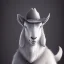 Placeholder: western goat anthromorph young man with a cowboy hat in the style of redwall