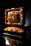 Placeholder: a tv set made of candy