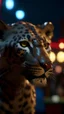 Placeholder: jo biden as a leopard vampire, bokeh like f/0.8, tilt-shift lens 8k, high detail, smooth render, down-light, unreal engine, prize winning