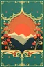 Placeholder: Fond d'affiche style art nouveau ancien papier