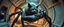 Placeholder: gritty air brush 3d with pen outline, vampire space loab spider lion cat holding a human in its grip, pin hole cam in doll house space ship, in the style of HR GIGER