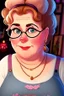 Placeholder: make a cartoon of this woman