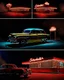 Placeholder: Create a hyper-realistic, photo-realistic 8K image in a 2.39:1 ultra-wide cinematic aspect ratio, captured with a Phase One XT IQ4 150MP medium format camera using a Schneider Kreuznach 80mm LS f/2.8 lens, set in a glowing 1950s-style drive-in snack bar during golden hour, with warm sunlight casting long shadows and neon lights beginning to flicker on. Marilyn Monroe is styled with her iconic platinum curls and red lipstick, wearing a retro pink waitress uniform with a frilly apron, balancing a