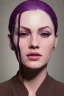Placeholder: a portrait of a purple square face, cute, farmer look, 2d, large pixel style