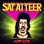 Placeholder: Saturday Night Fever Dream thrash metal cover staring Adam Sandler