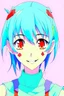 Placeholder: rei evangelion kawaii pastel colors