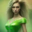 Placeholder: fairy, green, beautiful, hyperrealism, masterpiece, expert, cinematic lighting, sharp focus, 8K, pastel, macro lens, woman, detailed, flower, legs, symmetric face, blonde, nuge breasts