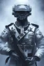 Placeholder: All Black british soldier, ghost, wearing high tech mask, white smoke, dark, rage, sorrow, high definition, ultra 8 k, volumetric lighting, blue fire, fog