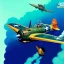 Placeholder: fullbody Drawing of 'Douglas SBD Dauntless',intricate detail,andrea bonelli,Kilian Eng,Ohrai,evan lee,Aleksandr Sidelnikov,three quarters frontal aerial view,toned colors,16k