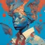 Placeholder: of portrait of gangsta africa by james jean