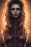 Placeholder: portrait photography of an ethereal mummy sofia bruttela, Fire theme art, Dark moody night atmosphere, 8K, close-up face, anatomically perfect face, ignore NSFW, apocalypse,