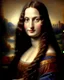 Placeholder: Human version of the Monalisa digital art