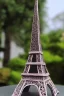 Placeholder: Prehistoric Eiffel Tower made of paper mache