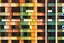 Placeholder: minimal clean thick vertical blocks each line has various colours creating nice earthtones colour gradients representin modern summer