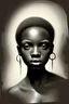 Placeholder: a charcoal painting of an african woman, aesthetic photography, fashion photography, concept art
