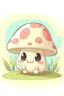 Placeholder: Cute mushroom, soft colors