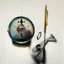 Placeholder: Soap Bubble,complex surgical instruments mixed with musicial instruments,minimalism,Painting By Adrian Ghenie, Rene Magritte, Basquiat ,Salvador Dali, Lucian Freud, Jan Van Eyck