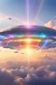 Placeholder: ufo rainbow, cité très futuriste ultra moderne, ufos fleet, intergalactic,