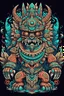 Placeholder: aztec multidimensional monster god